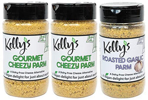 Kelly’s Gourmet Cheezy Parmesan 3-Pack, 5oz each