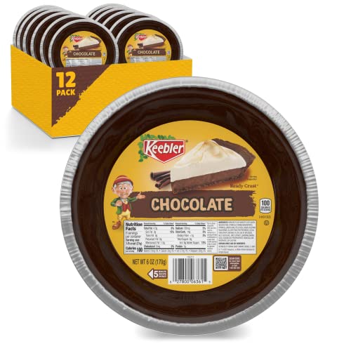 Keebler Ready Crust 9-Inch Chocolate Pie Crusts, Pack of 12