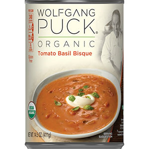 Wolfgang Puck Organic Tomato Basil Bisque, 14.5 oz (Pack of 12)