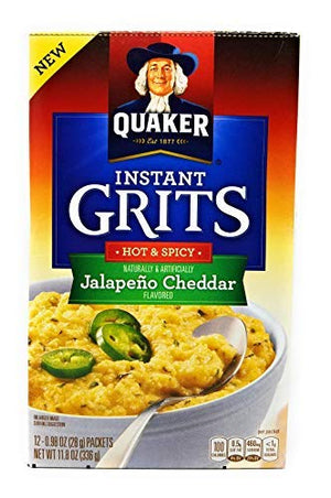 Quaker Instant Grits Jalapeno Cheddar Flavor (12 Servings)