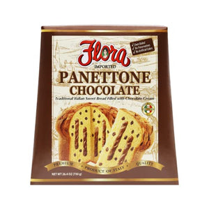 Flora Foods Panettone Chocolate Chip Holiday Cake