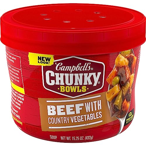 Campbell's Chunky Beef Soup with Vegetables, 15.25 oz