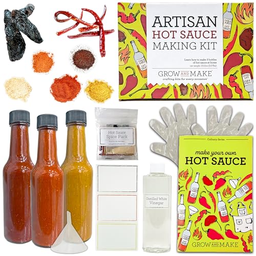 Grow and Make Artisan DIY Gourmet Hot Sauce Kit