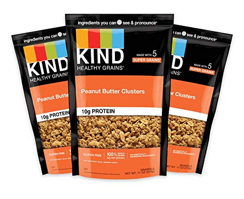 KIND HEALTHY GRAINS Peanut Butter Granola, 11 OZ (3 Pack)