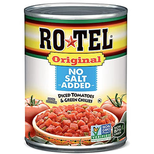 RO-TEL Original No Salt Added Diced Tomatoes and Green Chilies