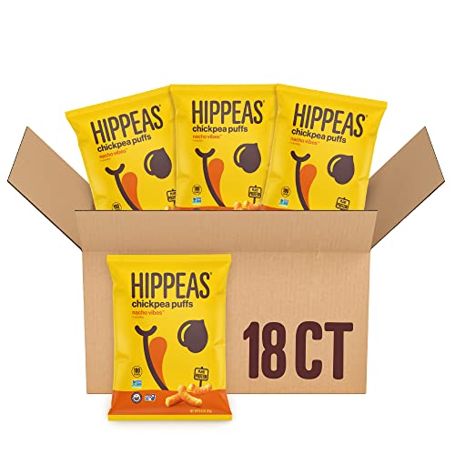 Hippeas Chickpea Puffs, Vegan Nacho Vibes, 0.8 Ounce