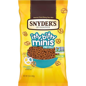 Snyder's of Hanover Itty Bitty Minis Pretzels, 12 Oz Bag