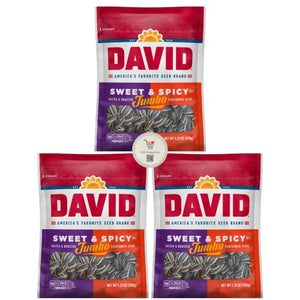 David's Salted & Roasted Sunflower Seeds, 5.25 oz (3 Pack)