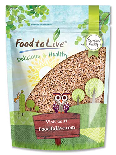 Food to Live Pearled Farro Grain, 3 Pounds