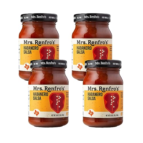 Mrs. Renfro's Habanero Salsa, 16-oz Jar, 4 Pack