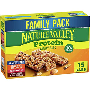 Nature Valley Protein Granola Bars, Variety Pack, 15 Ct