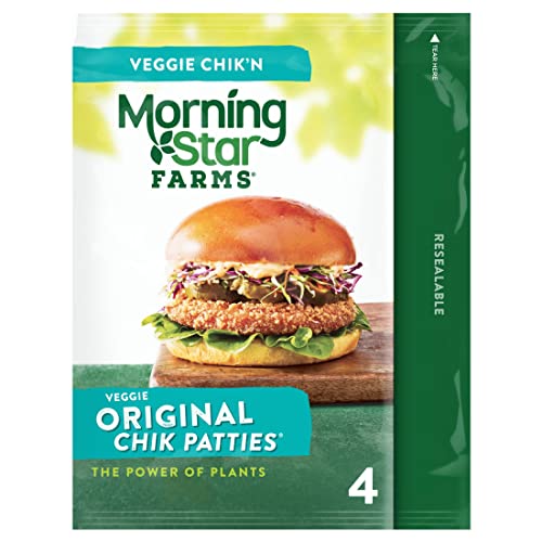 MorningStar Farms Meatless Chicken Patties, 10oz (4 Patties)