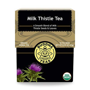 Buddha Teas Organic Milk Thistle Tea, 18 Bags