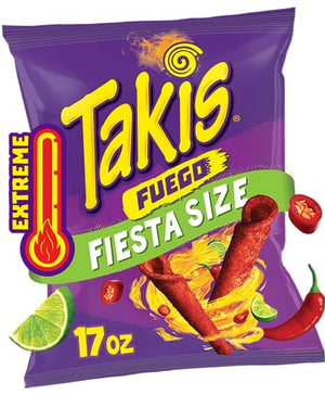 Takis Fuego, 17 oz Fiesta Size Bag