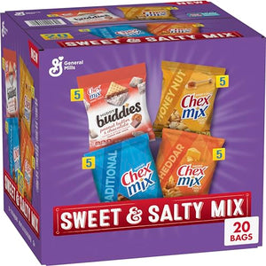 Sweet & Salty Snack Variety Pack, 35 oz (20 Bags)