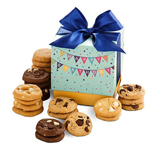 Mrs. Fields - Birthday Bulletin Mini Cookie Box, 24 Nibblers