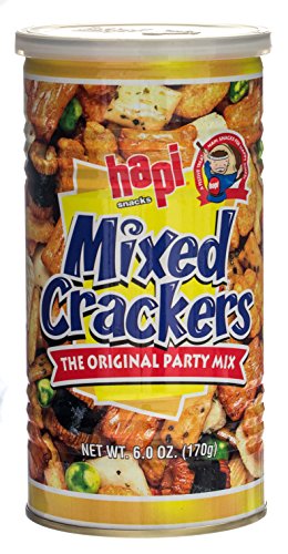 Hapi Mixed Crackers, 6-Ounce Tins (4 Pack)