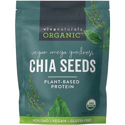 Viva Naturals Organic Chia Seeds 2 LBs