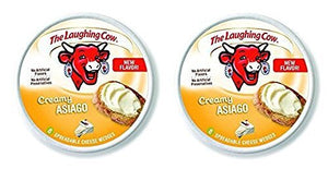 Laughing Cow, The Creamy Asiago 6 Ounce Wheels