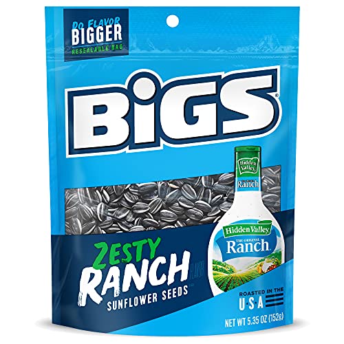 BIGS Hidden Valley Ranch Sunflower Seeds, 5.35 oz Bag