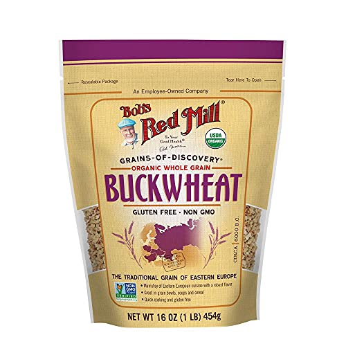 Bob's Red Mill Organic Buckwheat Groats, 16 oz, 2 pk