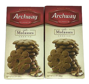 Archway Soft Molasses Cookies (2 Pack) with Recipe Card