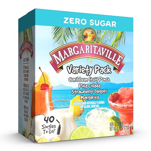 Margaritaville Singles to Go Water Drink Mix, Variety Pack