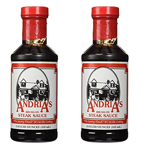 Andria's Steak Sauce 15 oz (Pack of 2)