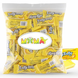 Laffy Taffy Chewy Mini Taffy Wrapped Bars, 1 Pound (Banana)