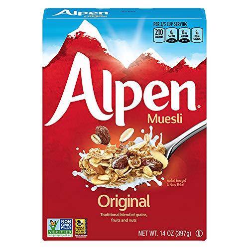 Alpen Original Muesli, Whole Grain, 14 oz Box