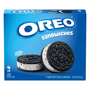 Oreo Frozen Sandwiches, 4 Ct