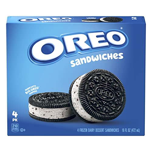 Oreo Frozen Sandwiches, 4 Ct