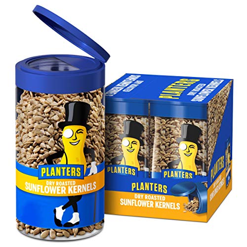 Planters Pop & Pour Dry Roasted Sunflower Seeds, 4 Jars