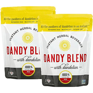 Two 100 Cup Bags of Dandy Blend Instant Herbal Beverage