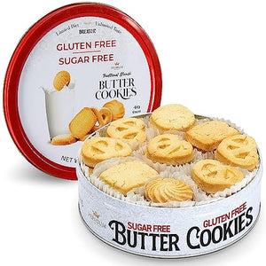 Gluten Free Sugar Free Butter Cookies, 40 Count, 12 Ounce