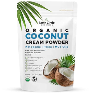 Organic Coconut Cream Milk Powder, 1 lb