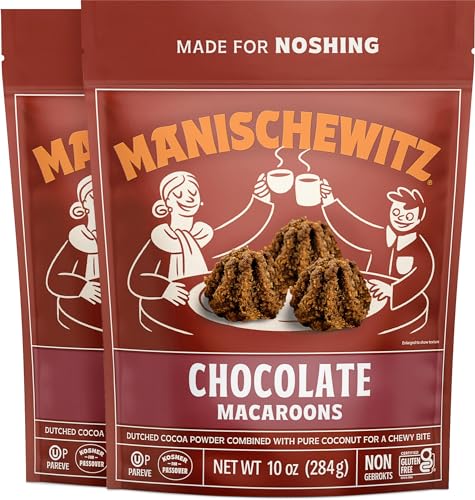 Manischewitz Chocolate Macaroons, 10 oz (2 Pack)