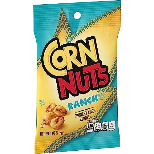 CORN NUTS Ranch Crunchy Corn Kernels, 4 Oz (12-Pack)