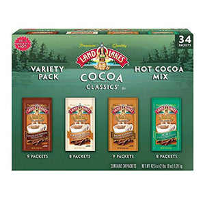 Land O' Lakes Cocoa Classics Variety Pack, 34 Count