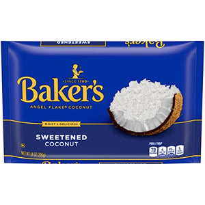 Baker’s Sweetened Angel Flake Coconut, 14 Oz Bag