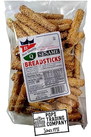 POPS TRADING COMPANY Sesame Breadsticks, 10oz Bag