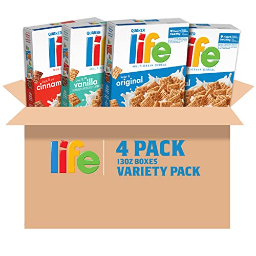 Quaker Life Breakfast Cereal, 13 oz (Pack of 4)