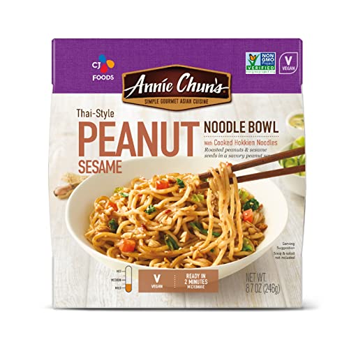 Annie Chun's Thai-Style Peanut Sesame Noodle Bowl, 8.7 Oz (6 Pack)