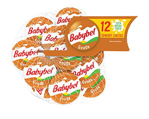 Mini BabyBel Cheese, Gouda, 9 Ounce (Pack of 12)