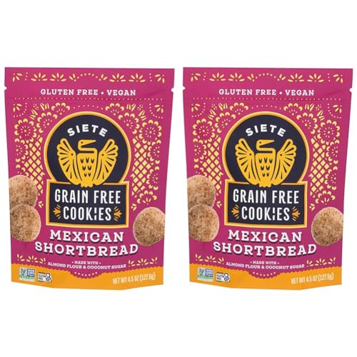 Siete Grain Free Mexican Shortbread Cookies (Pack of 2)