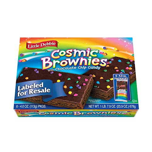 Little Debbie Cosmic Brownies, 4 oz (Pack of 6)