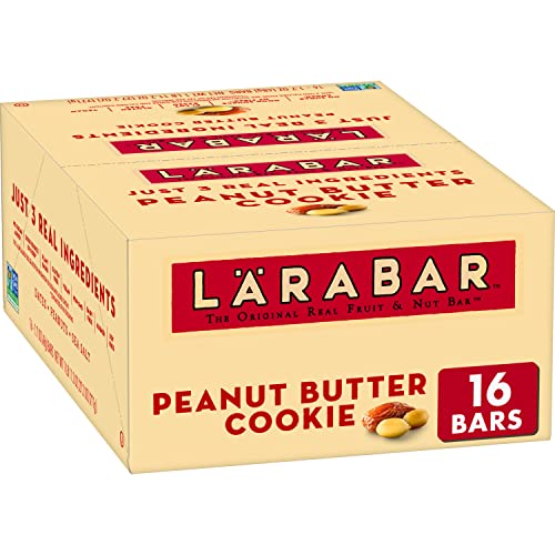 Larabar Peanut Butter Cookie, Gluten Free Vegan Fruit & Nut Bar, 16 Ct