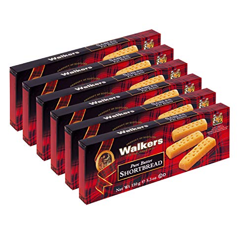 Walker's Pure Butter Shortbread Fingers, 8-Count (Pack of 6)