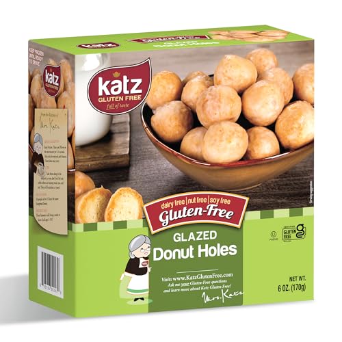 Katz Gluten Free Glazed Donut Holes, 6 Ounce