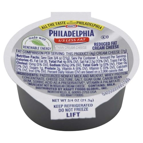 Kraft Philadelphia Original Cream Cheese Pouches (50 Pack)